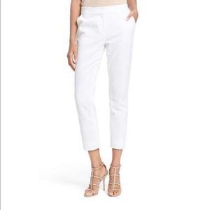 DVF gennifer two white pant